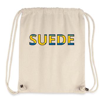 Flag of Sweden - Stanley/Stella Recycled Gym Bag - natural - Front
