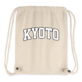 Kyoto-Logo: College-Design im japanischen Stil - Stanley/Stella recycelter Gym Bag - Naturweiß - Vorne