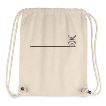 Windmühle Mühle Symbol - Stanley/Stella recycelter Gym Bag - Naturweiß - Vorne