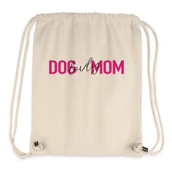 Dog mom's and her darling - Stanley/Stella Recycled Gym Bag - natural - Front