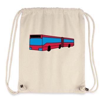 Bus - Stanley/Stella recycelter Gym Bag - Naturweiß - Vorne