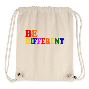 Be different - Stanley/Stella Recycled Gym Bag - natural - Front