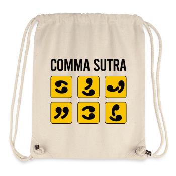 Comma Sutra Funny - Stanley/Stella Recycled Gym Bag - natural - Front