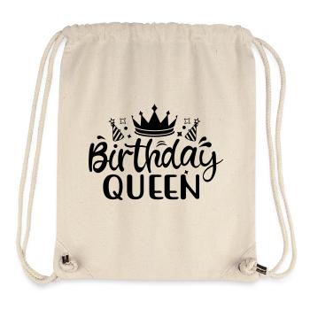 Birthday Queen 1 Happy Birthday - Stanley/Stella recycelter Gym Bag - Naturweiß - Vorne