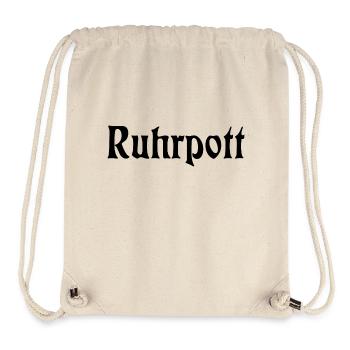 Ruhrpott - Pott - Bergbau - Kumpel - Ruhr - Shirt - Stanley/Stella recycelter Gym Bag - Naturweiß - Vorne