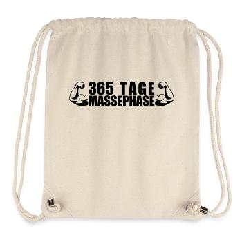 365 TAGE MASSEPHASE - Stanley/Stella recycelter Gym Bag - Naturweiß - Vorne