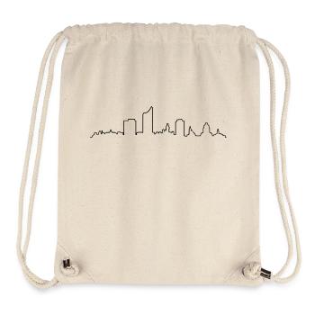 Skyline Leipzig Linie - Stanley/Stella recycelter Gym Bag - Naturweiß - Vorne
