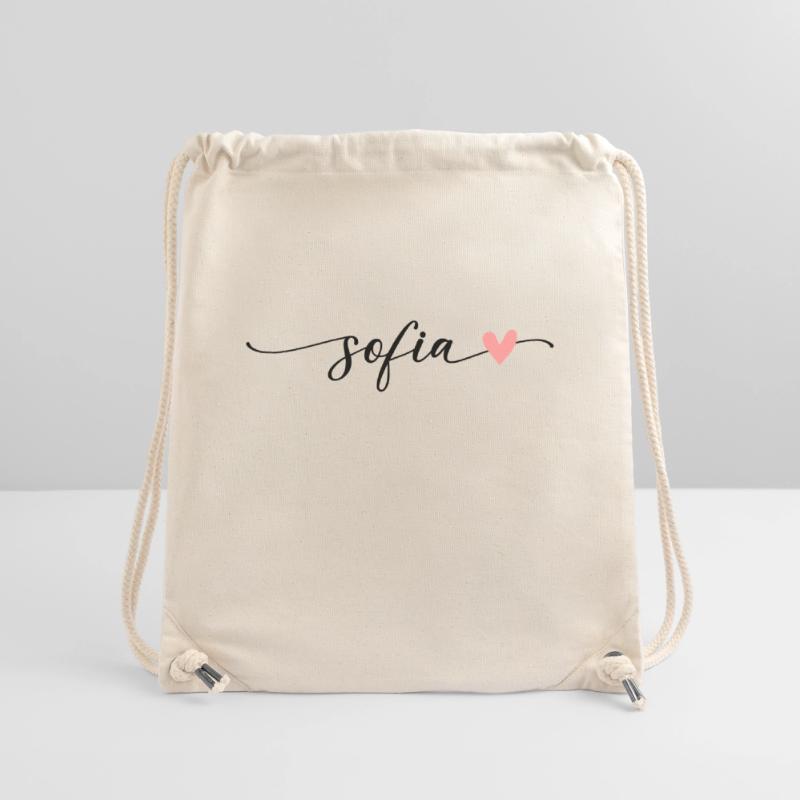 Sofia Name Calligraphy Font Stanley/Stella Recycled Gym Bag