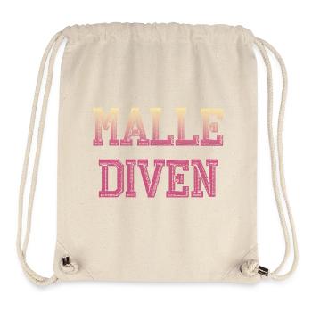 Malle Diven Shirt / Mallorca - Stanley/Stella recycelter Gym Bag - Naturweiß - Vorne