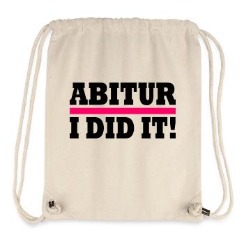 Abitur - Stanley/Stella recycelter Gym Bag - Naturweiß - Vorne