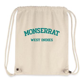 Monserrat - Plymouth - Caribbean - West Indies - Stanley/Stella Recycled Gym Bag - natural - Front