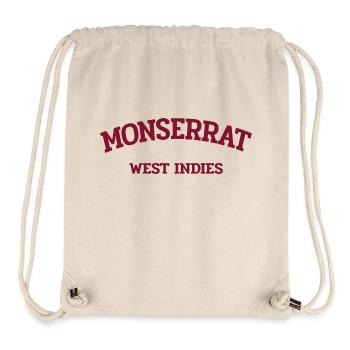 Monserrat - Plymouth - Caribbean - West Indies - Stanley/Stella Recycled Gym Bag - natural - Front