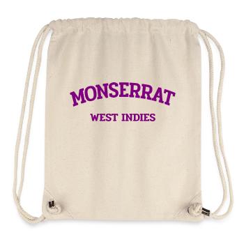 Monserrat - Plymouth - Caribbean - West Indies - Stanley/Stella Recycled Gym Bag - natural - Front