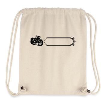 Motorcycle - Last name, first name - Stanley/Stella Recycled Gym Bag - natural - Front