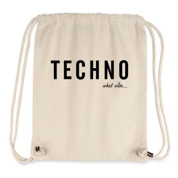 TECHNO ... what else - Stanley/Stella Recycled Gym Bag - natural - Front