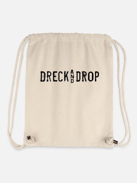 Dreck and Drop - Stanley/Stella recycelter Gym Bag - Naturweiß
