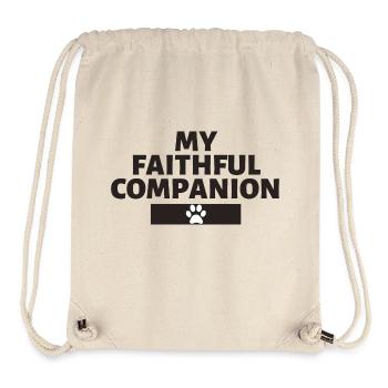My Faithful Companion - Stanley/Stella Recycled Gym Bag - natural - Front