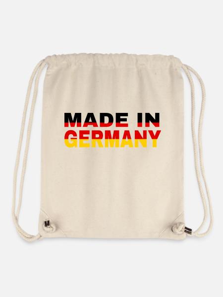 made in Germany - Stanley/Stella recycelter Gym Bag - Naturweiß