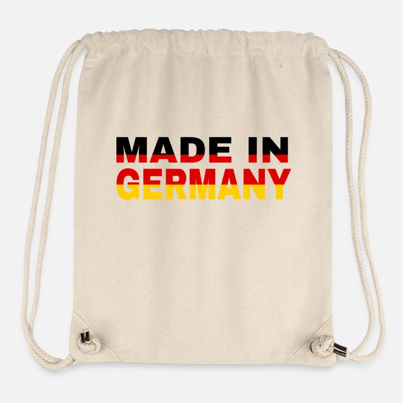 made in Germany - Stanley/Stella recycelter Gym Bag - Naturweiß