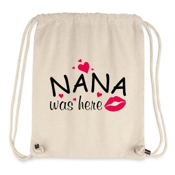 Nana war hier - Stanley/Stella recycelter Gym Bag - Naturweiß - Vorne