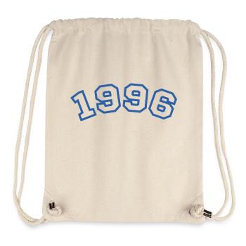 1996 Sport Blue - Stanley/Stella recycelter Gym Bag - Naturweiß - Vorne