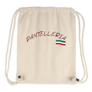 Pantelleria Italian flag - Stanley/Stella Recycled Gym Bag - natural - Front