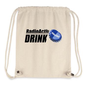 RadioActiv Drink - Sac à cordon recyclé Stanley/Stella - blanc naturel - Devant