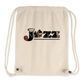 Jazz - Sac à cordon recyclé Stanley/Stella - blanc naturel - Devant