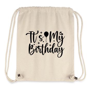 Birthday Queen 3 Happy Birthday - Stanley/Stella Recycled Gym Bag - natural - Front