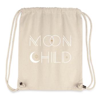 Moon Child, Boho Chic, Spirituell & Mindful design - Stanley/Stella recycelter Gym Bag - Naturweiß - Vorne