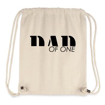 Papa - Dad of one child - Sac à cordon recyclé Stanley/Stella - blanc naturel - Devant