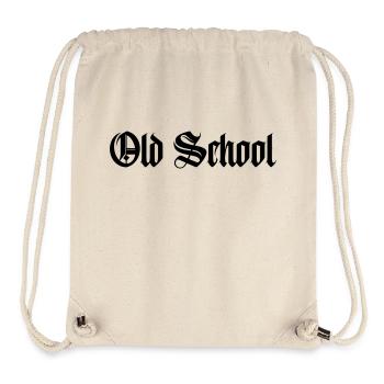old school - Stanley/Stella recycelter Gym Bag - Naturweiß - Vorne