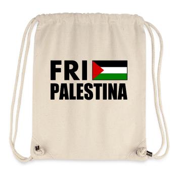 Fri palestina - Stanley/Stella Recycled Gym Bag - natural - Front