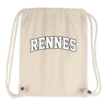 Rennes-Logo: College-Design im bretonischen Stil - Stanley/Stella recycelter Gym Bag - Naturweiß - Vorne