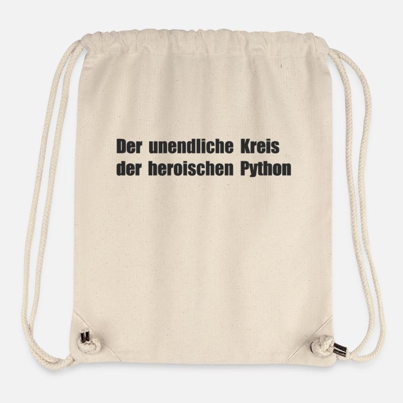 Der unendliche Kreis 4 - Stanley/Stella recycelter Gym Bag - Naturweiß