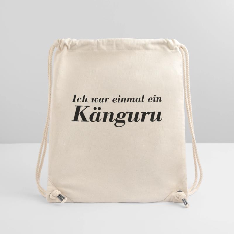 Einkaufsbeutel - ich war einmal ein Känguru Stanley/Stella recycelter Gym Bag