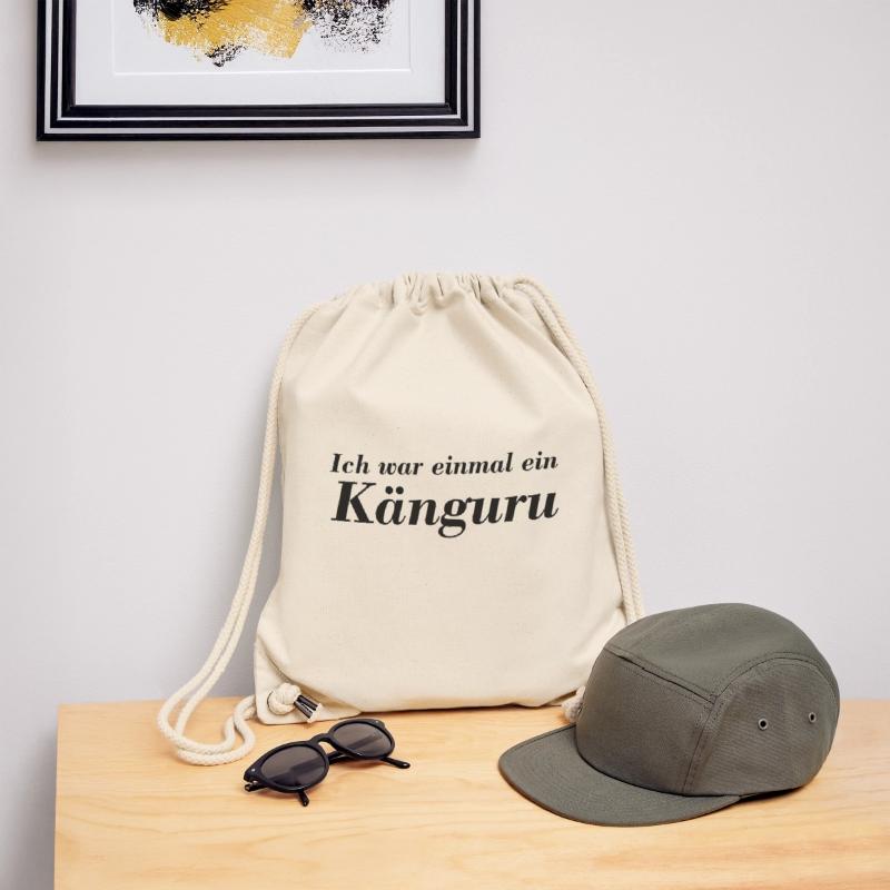 Einkaufsbeutel - ich war einmal ein Känguru Stanley/Stella recycelter Gym Bag