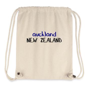 Auckland - New Zealand - Kiwi Aotearoa Neuseeland - Stanley/Stella Recycled Gym Bag - natural - Front
