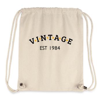 Vintage is 1984 - Stanley/Stella Recycled Gym Bag - natural - Front