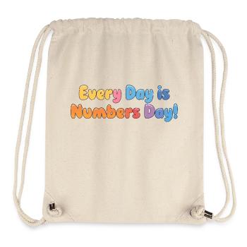 ZAHL TAG - Stanley/Stella recycelter Gym Bag - Naturweiß - Vorne