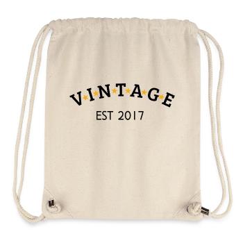 Jahrgang ist 2017 - Stanley/Stella recycelter Gym Bag - Naturweiß - Vorne