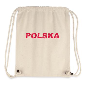Polska Lettering - Polen - Poland - polnisch - Stanley/Stella Recycled Gym Bag - natural - Front