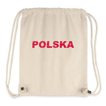 Polska Lettering - Polen - Poland - polnisch - Stanley/Stella Recycled Gym Bag - natural - Front