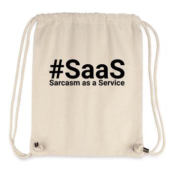 Sarcasm as a Service SaaS - Stanley/Stella Recycled Gym Bag - natural - Front