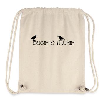 Hugin & Munin (Odins Raben) - Stanley/Stella recycelter Gym Bag - Naturweiß - Vorne