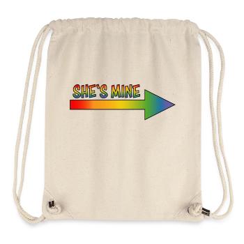 SHE S MINE lesbian LGBT lgbtqi queer - Stanley/Stella Recycled Gym Bag - natural - Front