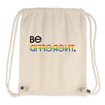 Soyez différent LGBT lgbtqi queer - Sac à cordon recyclé Stanley/Stella - blanc naturel - Devant