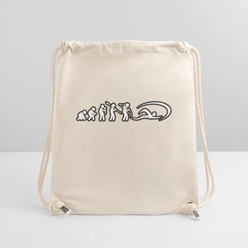 Evolution Swimmer White Grunge Stanley/Stella recycelter Gym Bag
