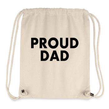 Proud dad - Stanley/Stella Recycled Gym Bag - natural - Front