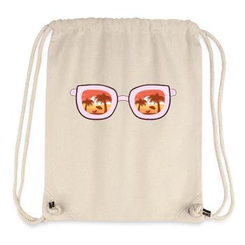 lunettes de soleil - Sac à cordon recyclé Stanley/Stella - blanc naturel - Devant